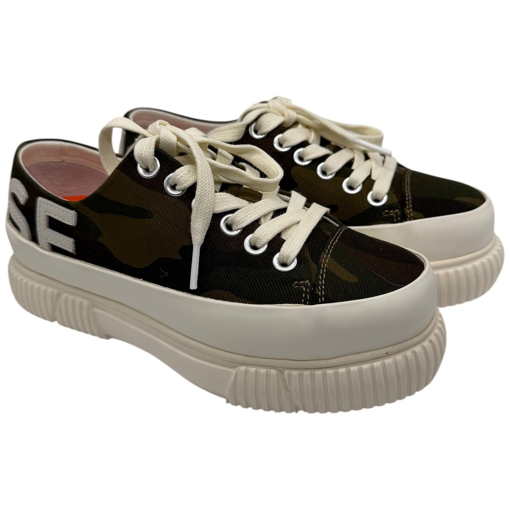 BOTH Camouflage Platform Sneakers Size 36 Chunky‎ Sole Lace Up Comfort